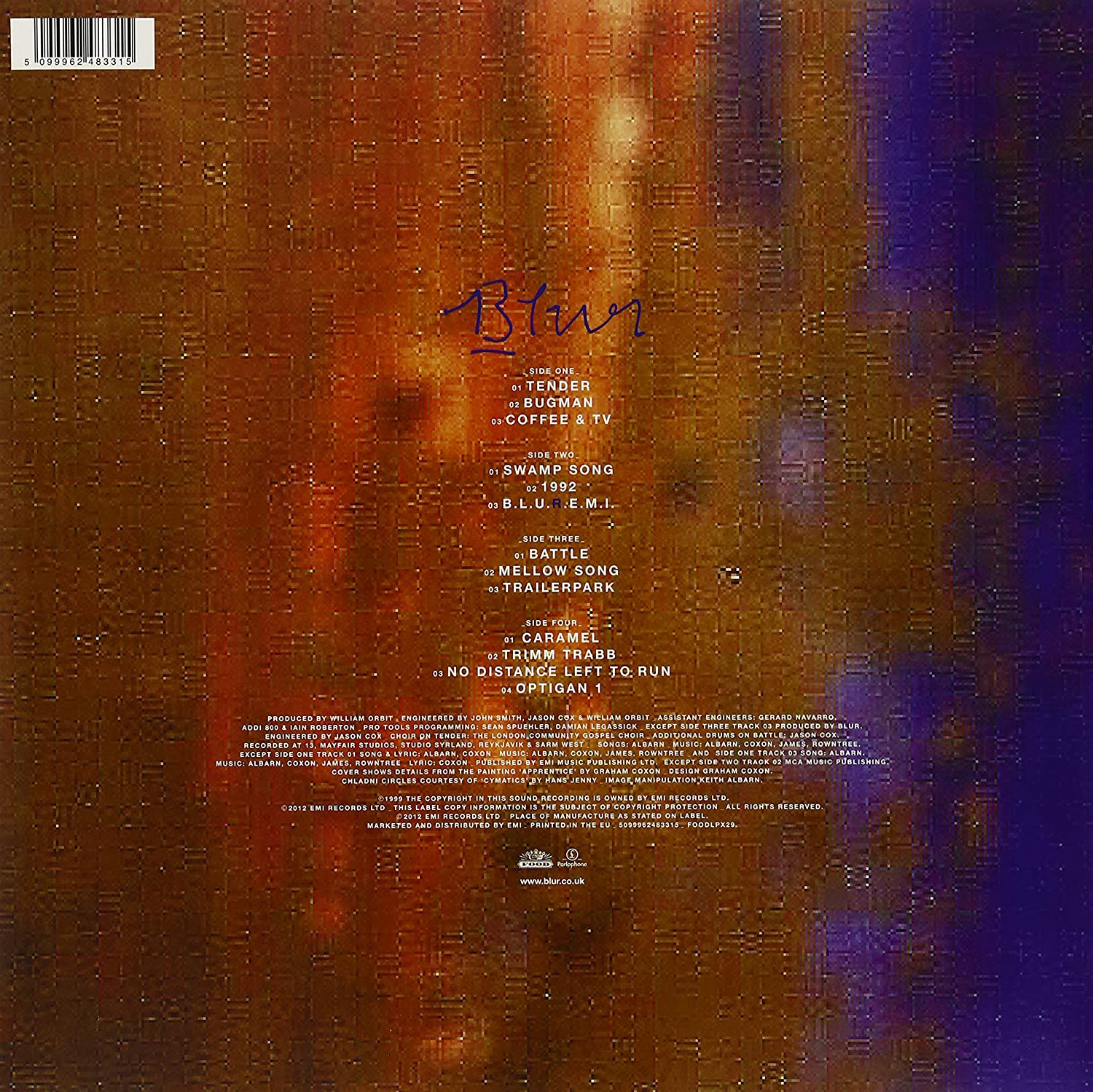 Blur / 13 2LP vinyl - Image 2