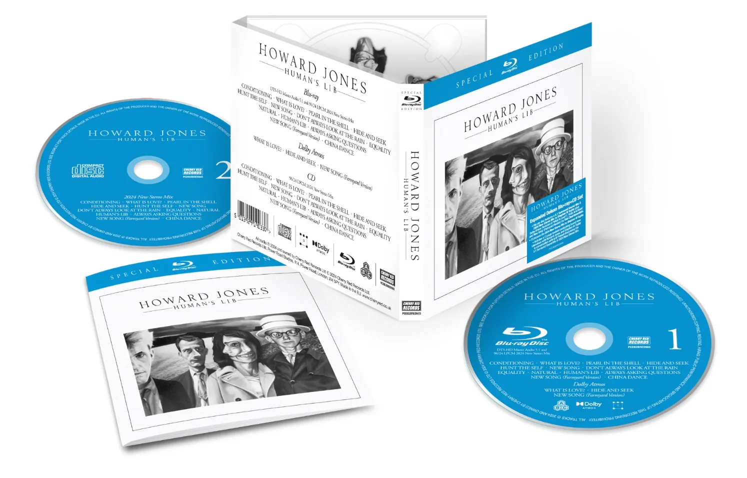 BUNDLE: Howard Jones / Human's Lib CD+blu-ray + Dream Into Action CD+blu-ray - Image 2