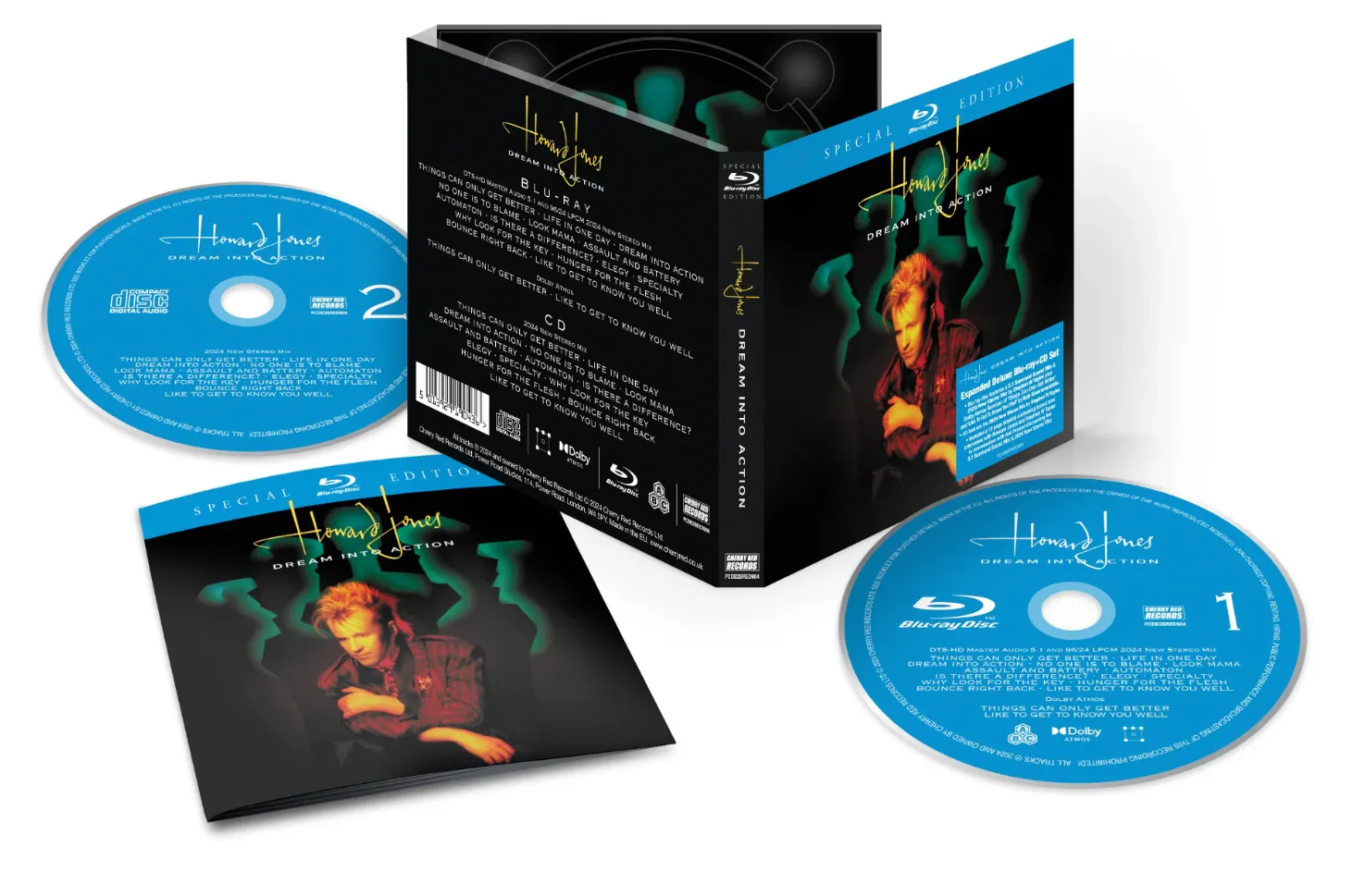 BUNDLE: Howard Jones / Human's Lib CD+blu-ray + Dream Into Action CD+blu-ray - Image 3