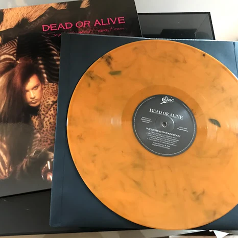 Dead or Alive / Sophisticated Boom Boom:  Limited orange/black vinyl LP - Image 2