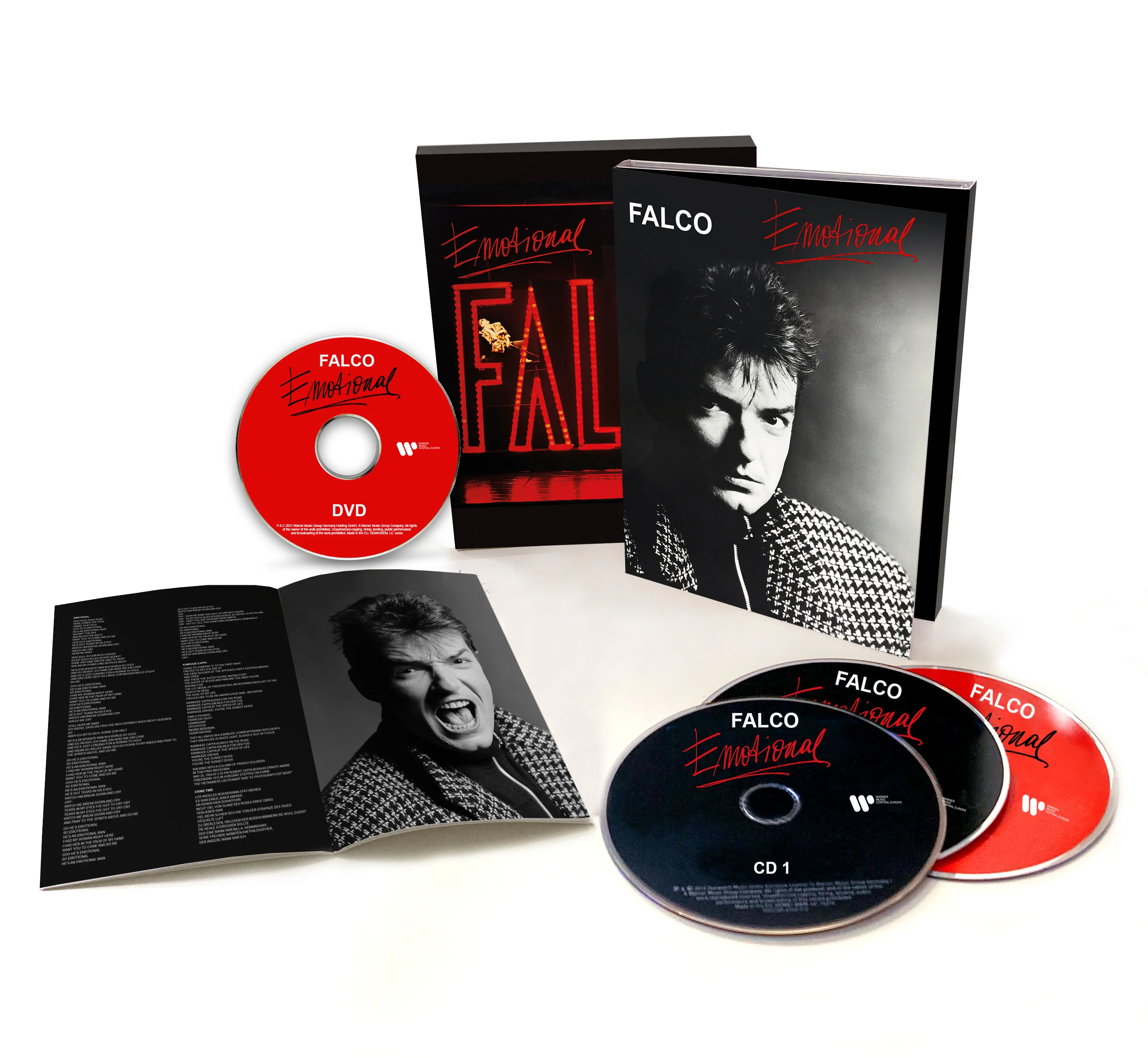Falco / Emotional 35th anniversary 3CD+DVD deluxe - Image 3