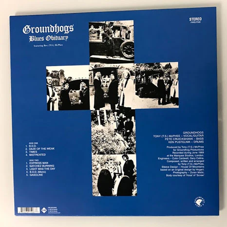 Groundhogs / Blues Obituary 50th anniversary limited blue vinyl - Image 3