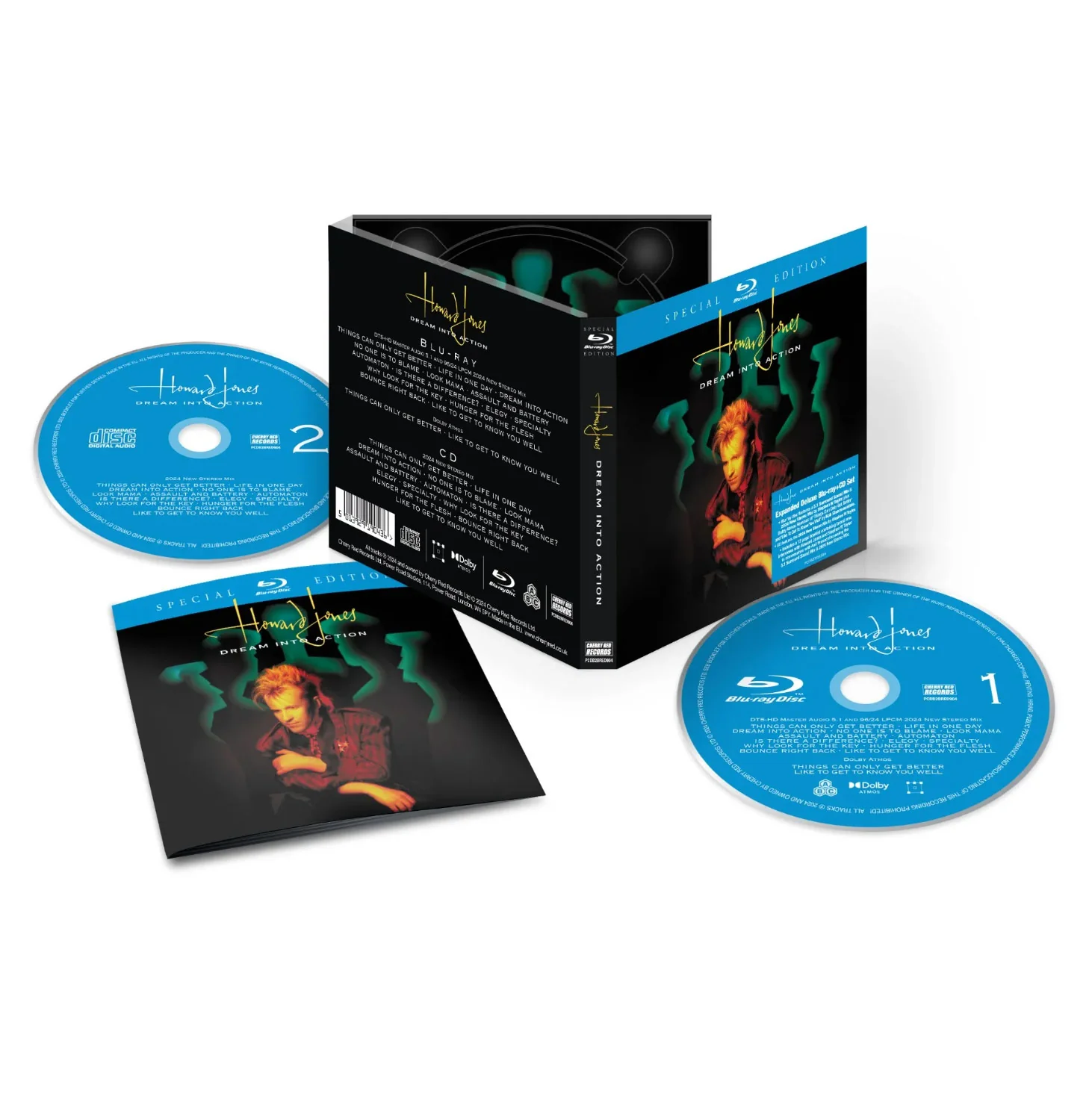 Howard Jones / Dream into Action CD+blu-ray with 5.1 surround mixes