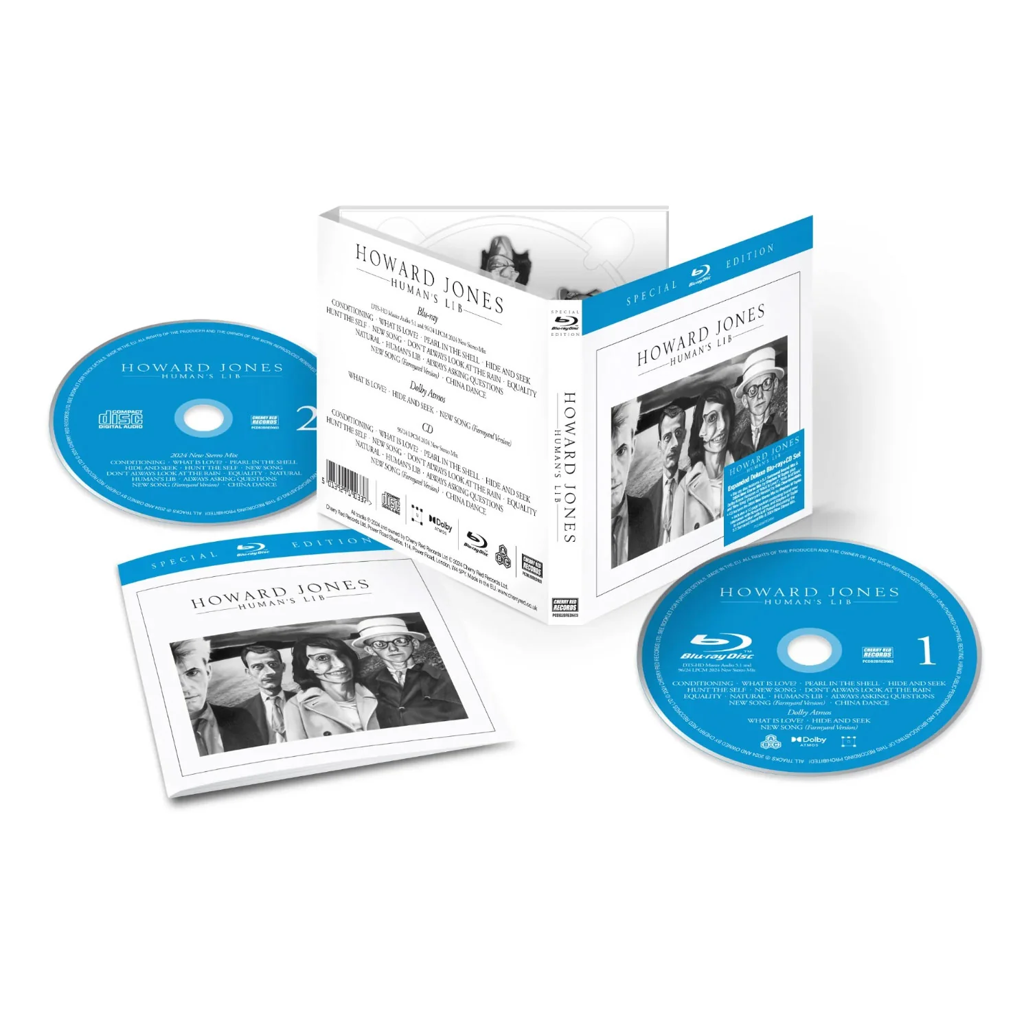 Howard Jones / Human's Lib CD+blu-ray with 5.1 surround mixes