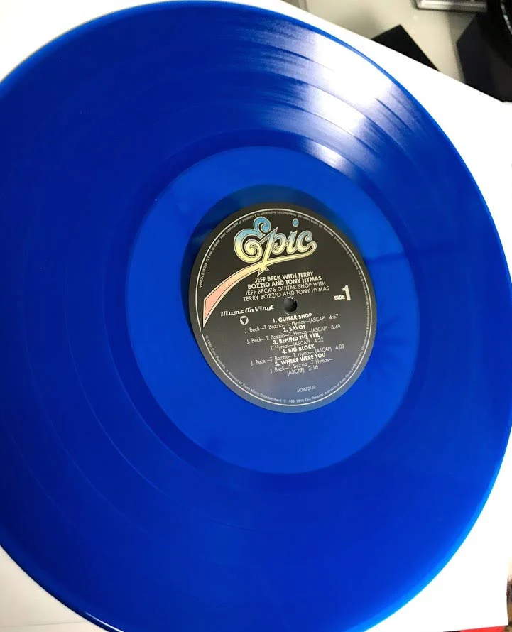Jeff Beck / "Jeff Beck's Guitar Shop" limited edition blue vinyl - Image 3