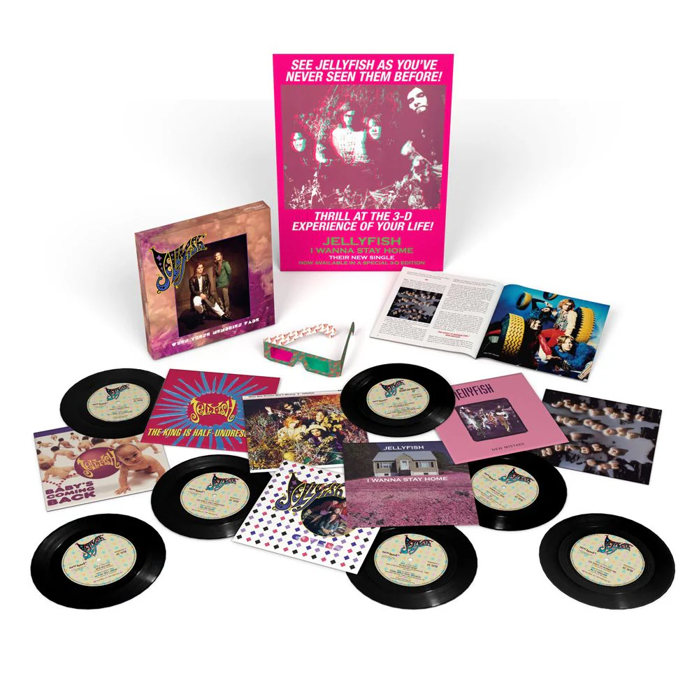 Jellyfish / When These Memories Fade 7" BLACK vinyl box set - Image 2