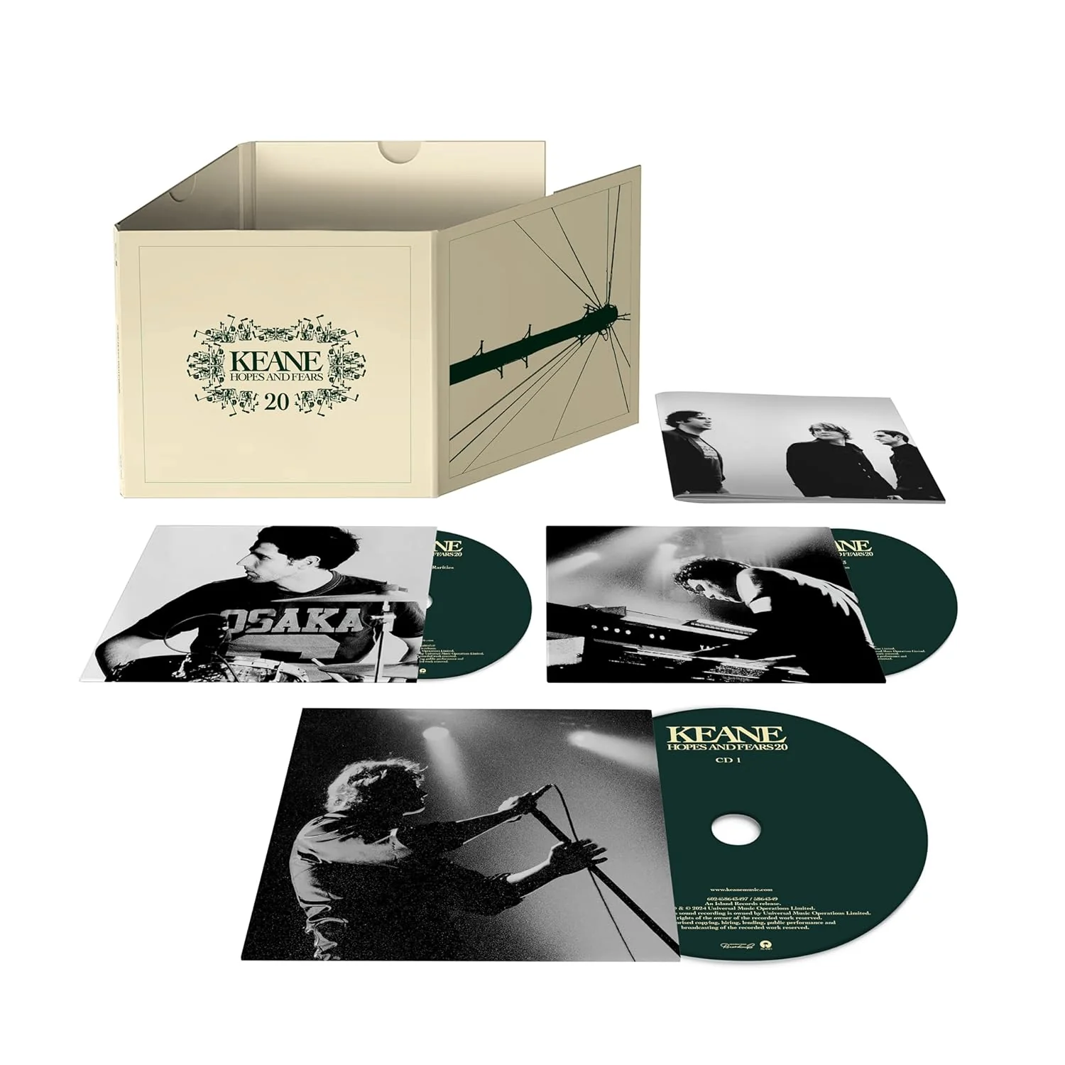 Keane / Hopes and Fears BUNDLE: blu-ray + 3CD deluxe - Image 3