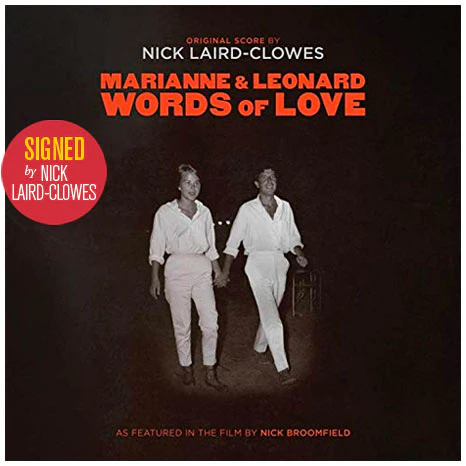 Marianne & Leonard: Words of Love -  original score on vinyl LP – signed by Nick Laird-Clowes