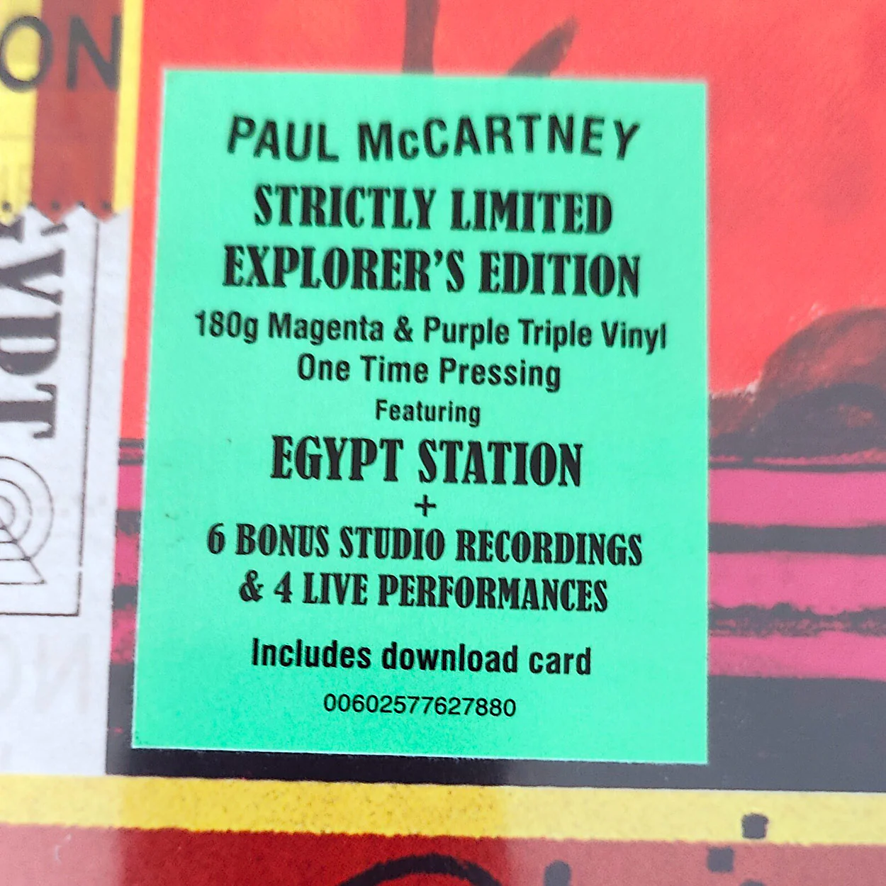 Paul McCartney / Egypt Station 'Explorers' Edition' 3LP limited edition coloured vinyl - Image 2