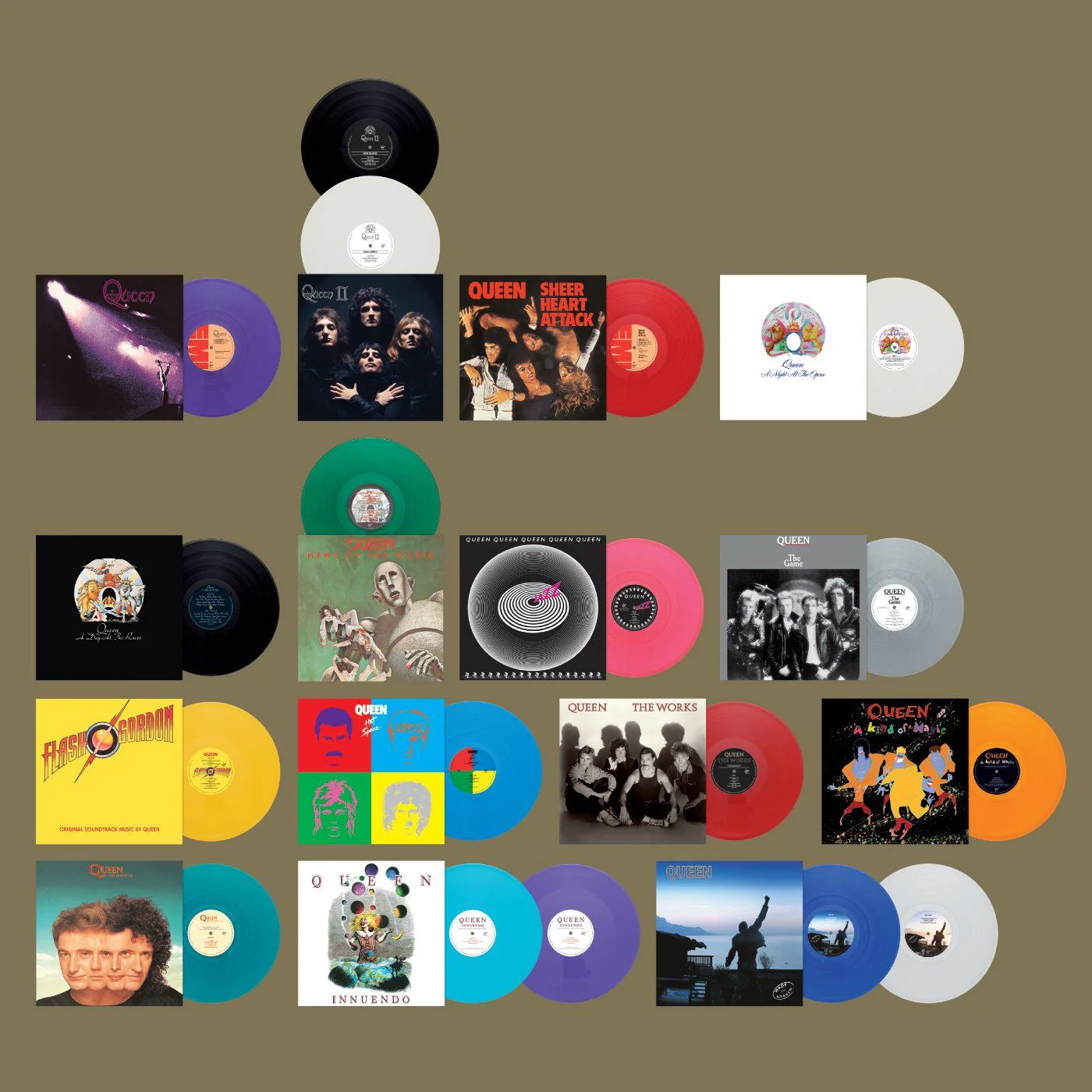 Queen / The Studio Collection 18LP coloured vinyl box set - Image 3