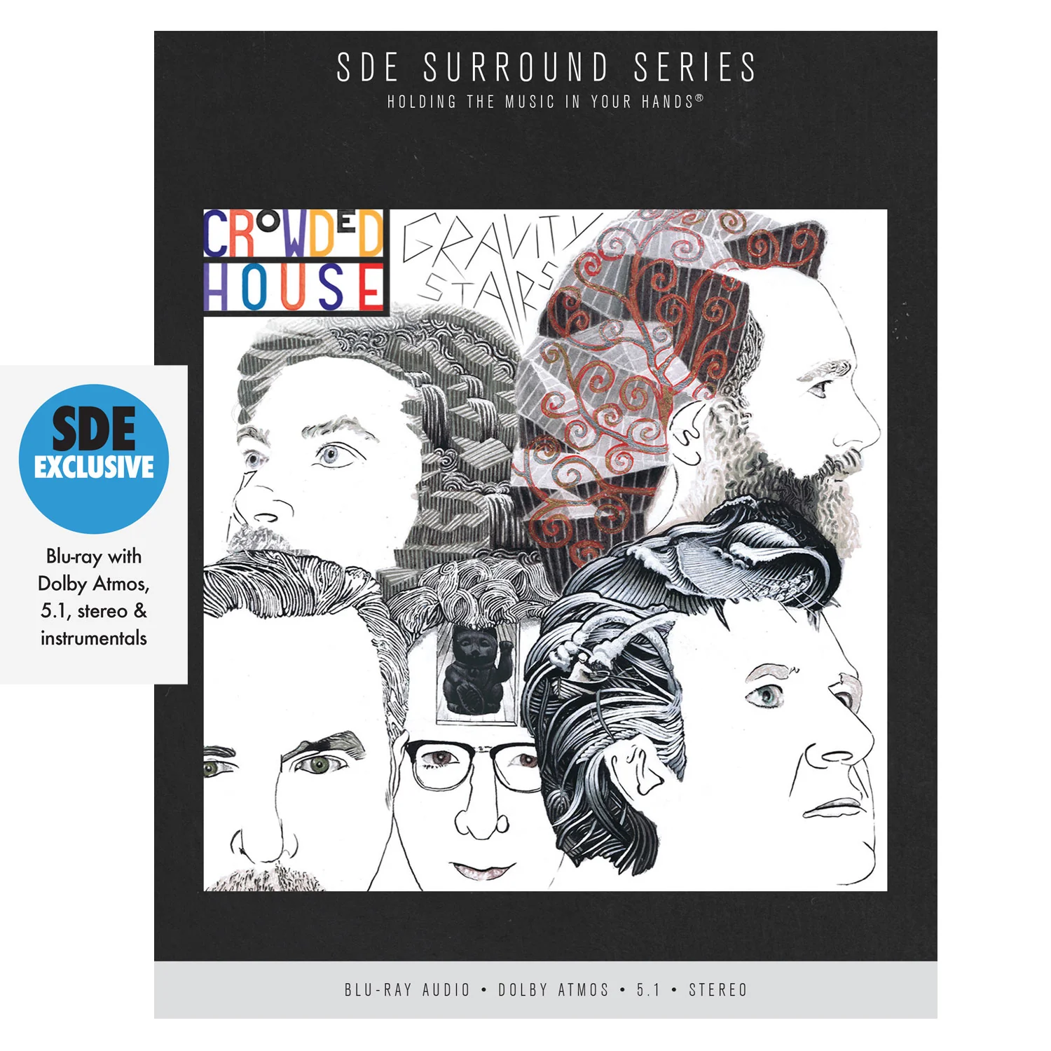 SDE EXCLUSIVE: Crowded House / Gravity Stairs deluxe blu-ray audio edition with Dolby Atmos Mix