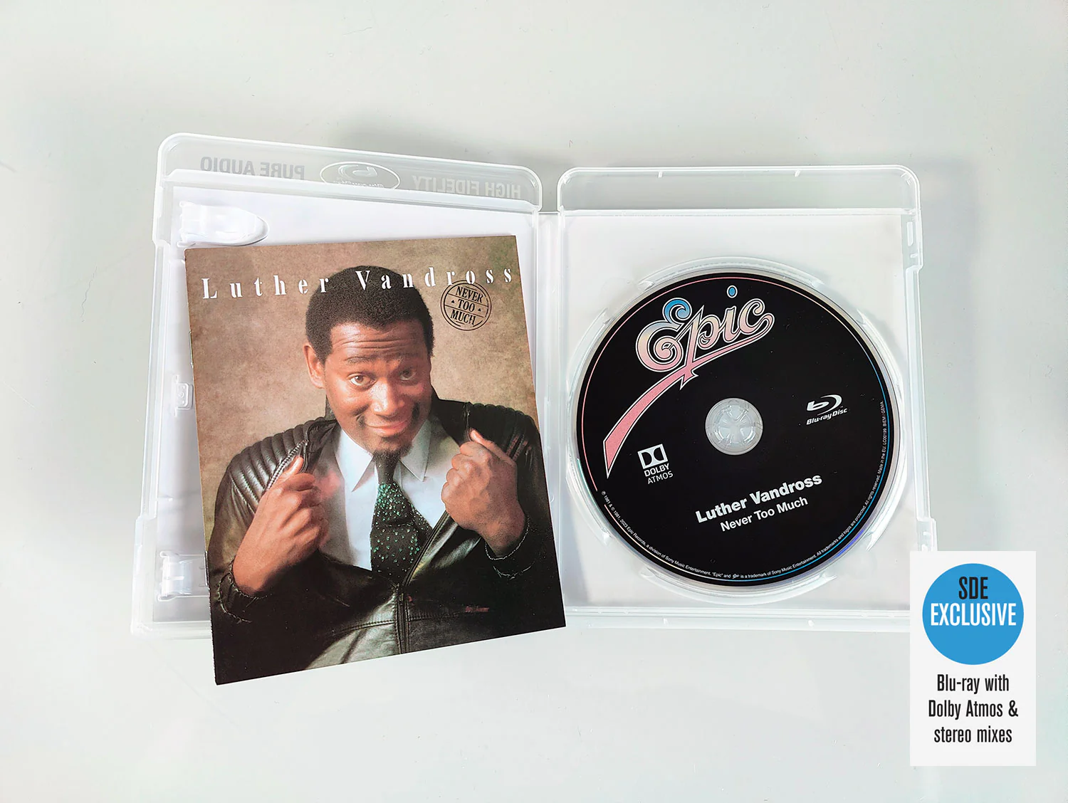 SDE EXCLUSIVE: Luther Vandross / Never Too Much limited edition blu-ray audio - Image 5