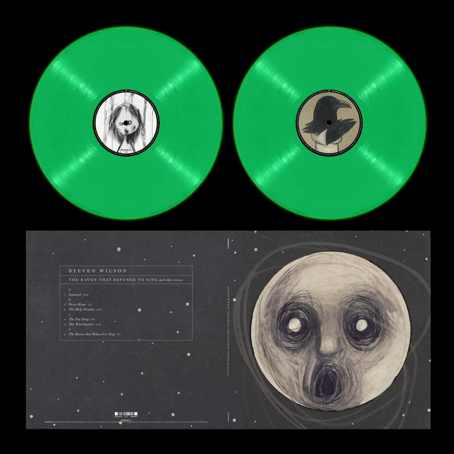 Steven Wilson / The Raven That Refused to Sing (And Other Stories) 10th anniversary 2LP glow-in-the-dark vinyl