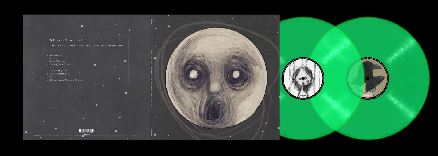 Steven Wilson / The Raven That Refused to Sing (And Other Stories) 10th anniversary 2LP glow-in-the-dark vinyl - Image 3