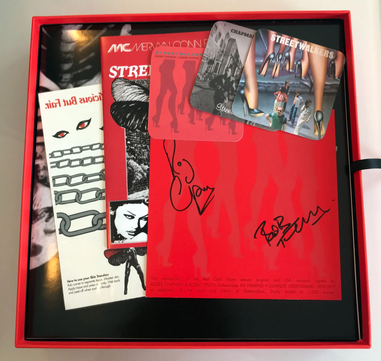Streetwalkers / I'm Walking: The Complete Streetwalkers 1974-1977 / 15CD *signed* box set - Image 3