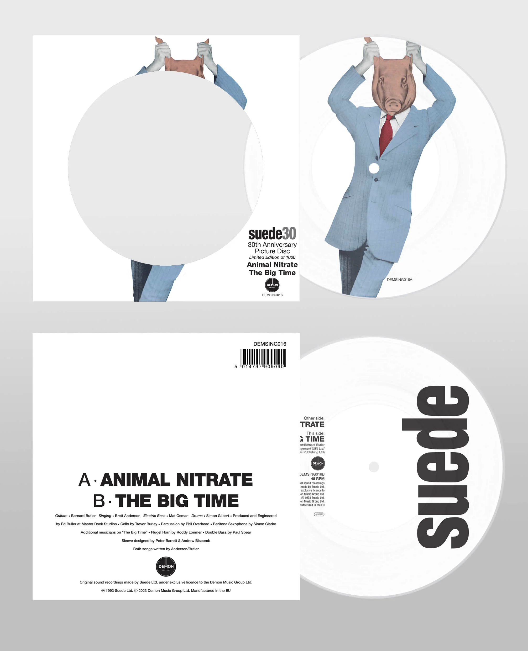 Suede / Animal Nitrate 30th anniversary seven-inch picture disc - Image 2
