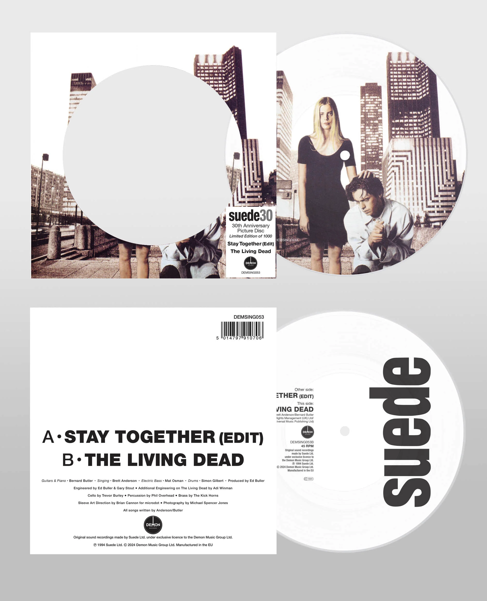 Suede / Stay Together 30th anniversary seven-inch picture disc - Image 2