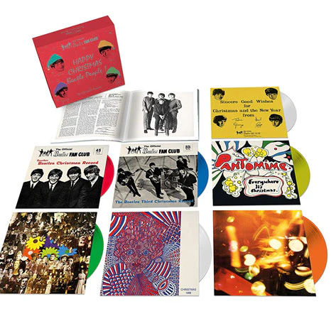 The Beatles Christmas Records limited edition coloured vinyl 7" box - Image 2