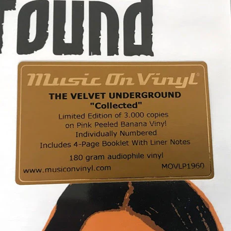The Velvet Underground / Collected / 180g PINK PEELED BANANA 2LP VINYL - Image 4