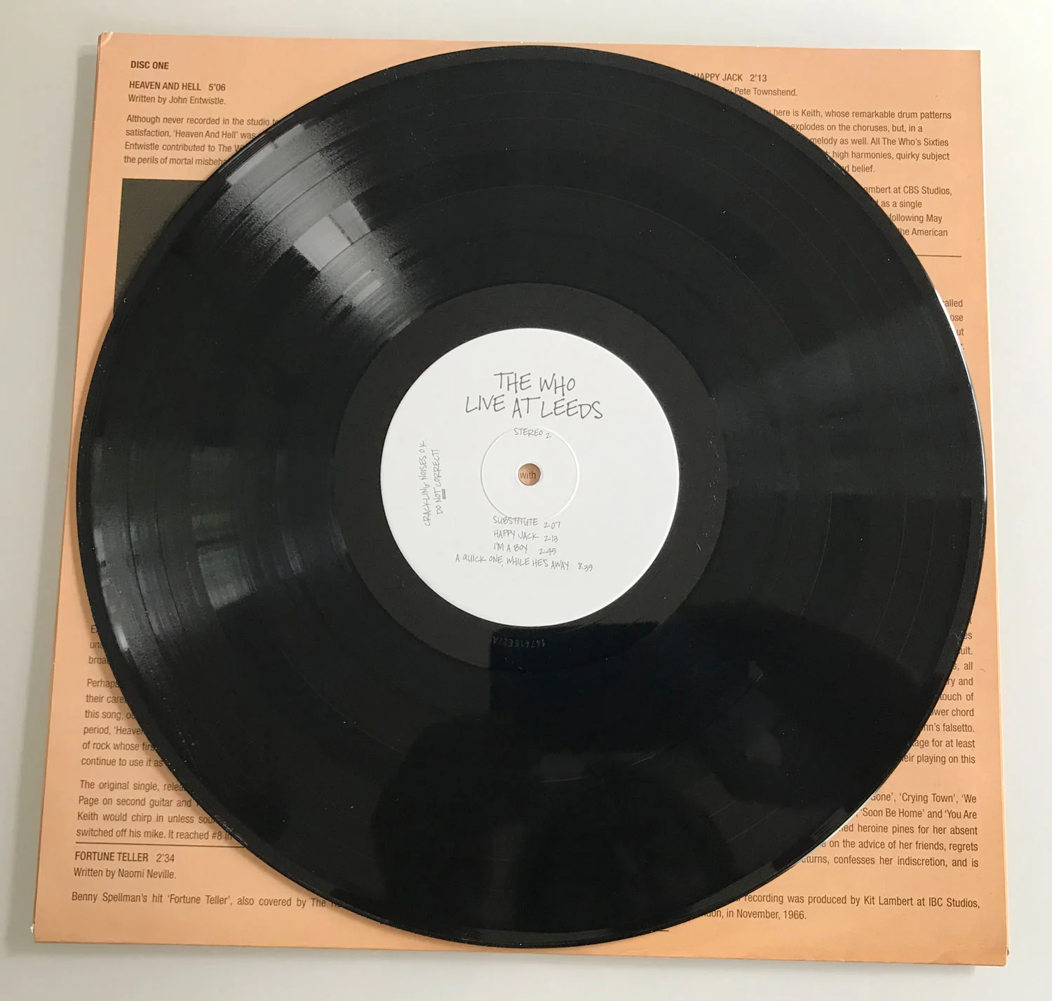 The Who / Live at Leeds 3LP deluxe half-speed mastered vinyl - Image 8