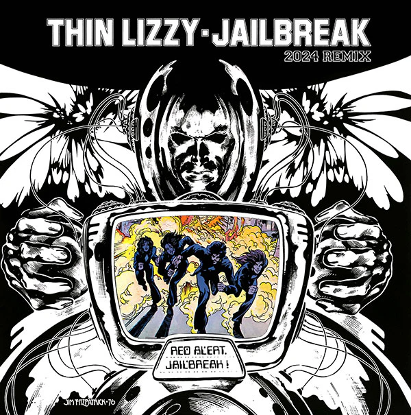 Thin Lizzy / Jailbreak (2024 Remix) silver vinyl LP - Image 2